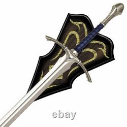Officially Licensed The Lord of the Rings Glamdring Gandalf Sword LOTR with Plaque