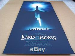Olly Moss Lord of the Rings Screen Print Movie Poster Mondo 2012
