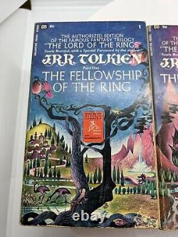 RARE 1965 Lord Of The Rings Trilogy Box Set RETURN OF THE KING first Printing