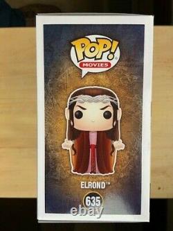 RARE ELROND Lord of the Rings LOTR HT Funko POP VINYL New in Box + Protector
