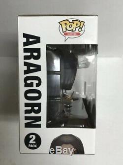 RARE! Funko Pop Lord of the Rings ARAGORN & ARWEN 2-Pack 2017 SDCC Exclusive HTF