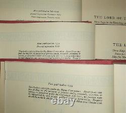 R. R. Tolkien, The Lord of the Rings, True First Edition, all 1955, Impr. 3,2,1