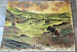 Ralph Bakshi's The Lord Of The Rings Shire Production Background