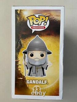 Retired Vaulted Funko Pop Lord of the Rings Hobbit Movie Gandalf #13 Damaged Box