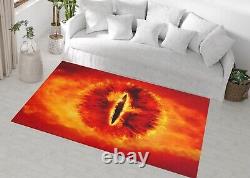 Sauron eye rug, lord of the rings rug, lord of the rings merch, sauron's eye rug