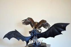 Sideshow Fell Beast vs. Gwaihir Eagle Statue Diorama Dragon Lord of the Rings