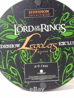 Sideshow Lord of the Rings LEGOLAS Exclusive ver. 1/6 Scale Statue MIB