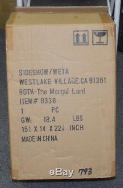 Sideshow Lord of the Rings Morgul Lord Statue Witch King withbrown shipper box