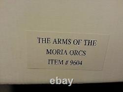 Sideshow Weta ARMS OF THE MORIA ORCS Lord of the Rings LotR Hobbit Weapon Rare