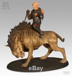Sideshow Weta GOTHMOG ON WARG Statue Figure Lord of the Rings LotR Hobbit Orc