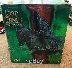 Sideshow Weta LOTR Lord of the Rings Ringwraith & Steed 0442/5000 With Box