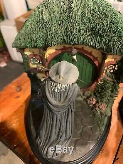 Sideshow Weta NO ADMITTANCE Bookends Lord of the Rings Bilbo Gandalf The Hobbit