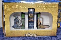 Sideshow Weta NO ADMITTANCE Bookends Lord of the Rings LotR Hobbit Gandalf Rare