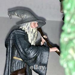Sideshow Weta NO ADMITTANCE Bookends Lord of the Rings LotR Hobbit Gandalf Rare
