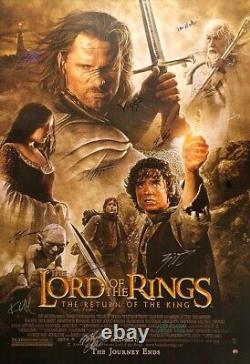 Signed Collectible Lord of the Rings Movie Poster