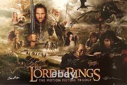 Signed Collectible Lord of the Rings Movie Poster