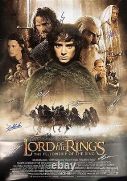 Signed Lord Of The Rings Movie Poster