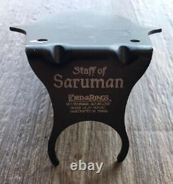 Staff of Saruman the White UC1385 United Cutlery LOTR Lord of the Rings rare