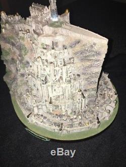 THE DANBURY MINT Lord Of The Rings LOTR Minas Tirith Rare Collector Statue Bust
