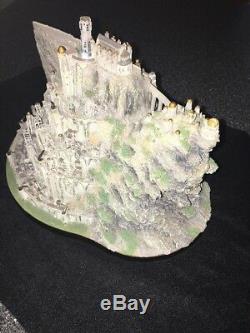 THE DANBURY MINT Lord Of The Rings LOTR Minas Tirith Rare Collector Statue Bust