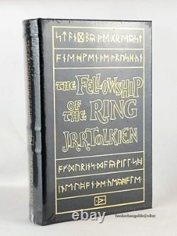 THE FELLOWSHIP OF THE RING TOLKIEN Leather Bound Lord of the Rings Easton Press
