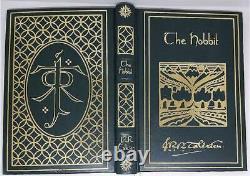 THE HOBBIT, LORD OF THE RINGS & SILMIRILLION HANDMADE LEATHER HC OMNIBUS x3