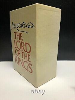 THE LORD OF THE RINGS 3 VOLS 1965 HOUGHTON second Edition by J. R. R. TOLKIEN