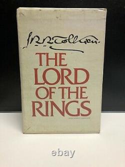 THE LORD OF THE RINGS 3 VOLS 1965 HOUGHTON second Edition by J. R. R. TOLKIEN