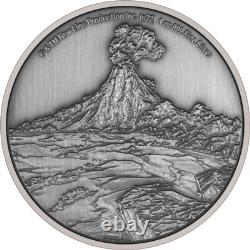 THE LORD OF THE RINGS Mount Doom 1oz Pure Silver Coin NZ Mint