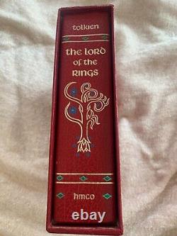 THE LORD OF THE RINGS TOLKIEN COLLECTOR'S EDITION 1987 WithHARD CASE GOLD WRITING