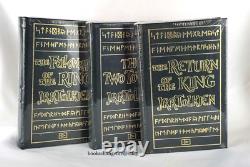 THE LORD OF THE RINGS TRILOGY JRR Tolkien Easton Press Leather Bound NEW SEALED