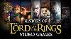 The History Of The Lord Of The Rings Video Games