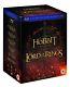 The Hobbit + Lord Of The Rings 6 Film Extended Editions Blu Ray Boxset 30 Discs