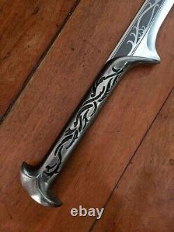 The Hobbit Sword from Lord of the rings Thranduil's Sword With Wall Plaque