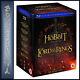The Hobbit Trilogy & Lord Of The Rings Trilogy 6 Film Extended Bluray