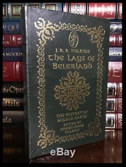 The Lays of Beleriand by JRR Tolkien Lord Of Rings Sealed Easton Press Leather