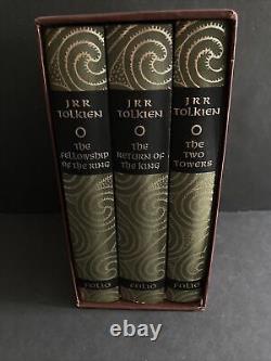 The Lord Of The Rings Box Set Folio Society J. R. R. Tolkien Trilogy