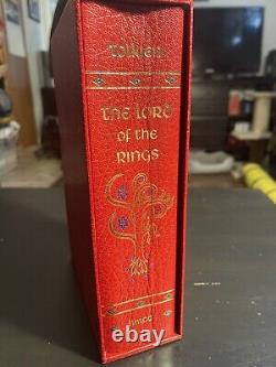 The Lord Of The Rings Collectors Leather Edition Slipcase Houghton Mifflin