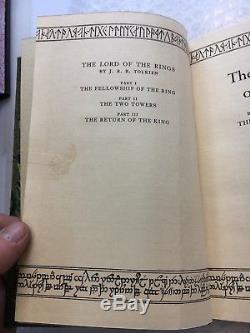 The Lord Of The Rings JRR TOLKIEN First Edition 1954/55 IMP 2/2/1 REBIND Rare