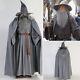 The Lord Of The Rings The Hobbit Gandalf Cosplay Costume Grey Cloak Full Set New