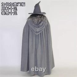 The Lord Of The Rings The Hobbit Gandalf Cosplay Costume Grey Cloak Full Set New