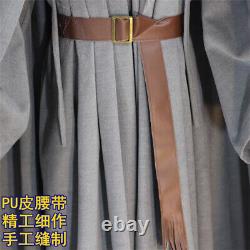 The Lord Of The Rings The Hobbit Gandalf Cosplay Costume Grey Cloak Full Set New