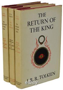 The Lord Of The Rings Trilogy JRR TOLKIEN First Edition Set 14,10,11 1st