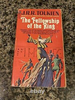The Lord Of The Rings Trilogy Set Ace Unauthorized Paperback Edition Tolkien