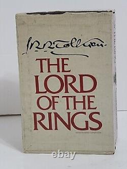 The Lord of The Rings 1965 Houghton 2nd Ed. Box Set. All 3 maps attached in back
