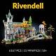 The Lord Of The Rings Rivendell 10316 Blocks Set 6167 Pieces 15 Minifigures