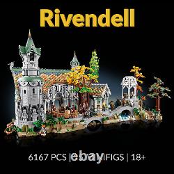 The Lord of The Rings Rivendell 10316 Blocks Set 6167 Pieces 15 Minifigures