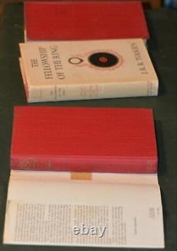 The Lord of The Rings trilogy 1st edition hardback 15 8 8 imp