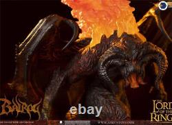 The Lord of the Rings Balrog Figure Statue 11 /w Articulation+Flaming Whip Gift