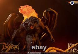 The Lord of the Rings Balrog Figure Statue 11 /w Articulation+Flaming Whip Gift